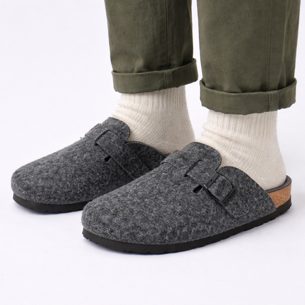 BIRKSBOT FEUTRE GRIS PLANTA GRIS