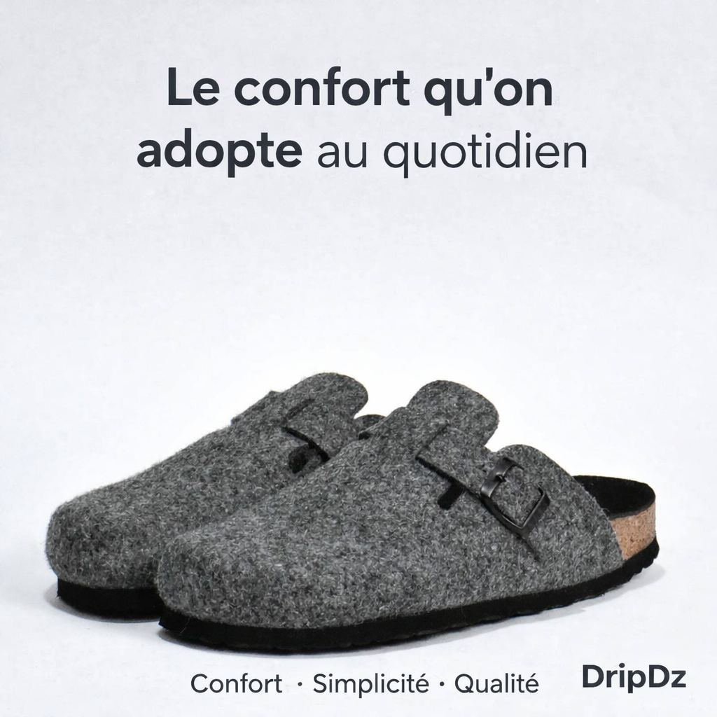 BIRKSBOT FEUTRE GRIS SOURIS PLANTA NOIR F-0GERSBOTFGSPN