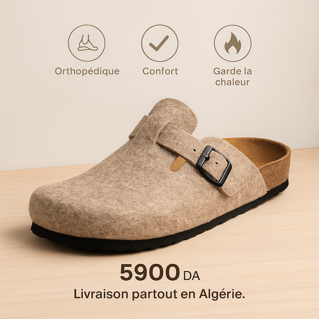 SABOT BIRK BOSTON FEUTRE MARRON