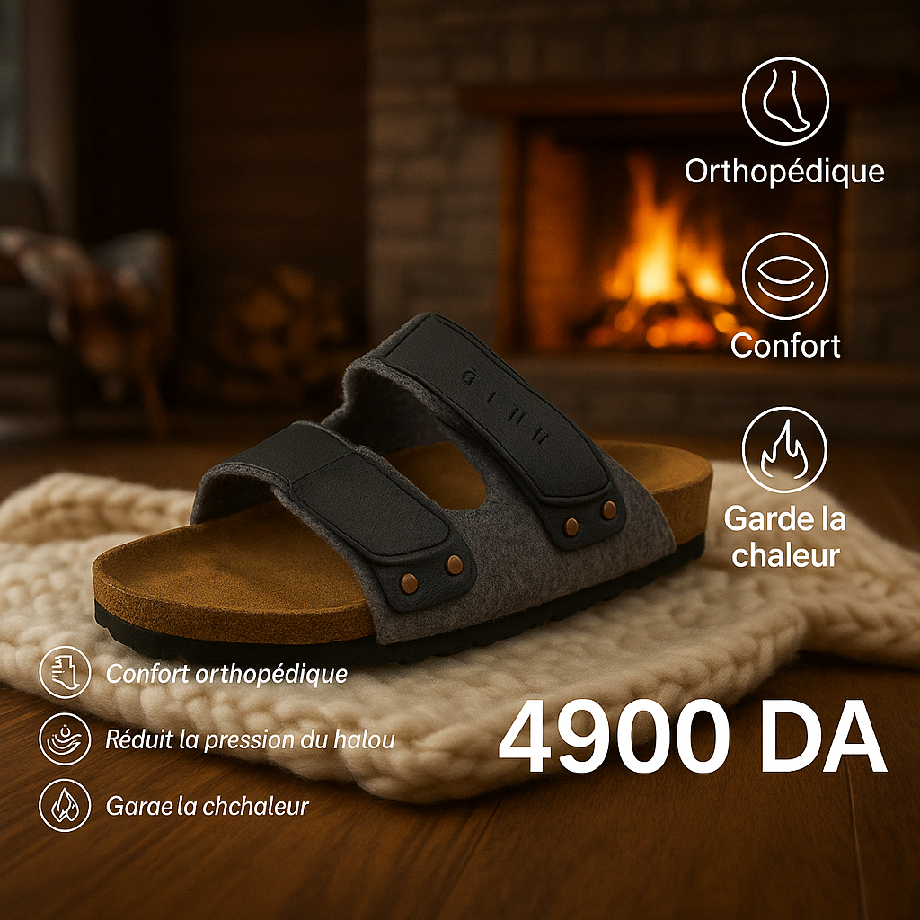 SABOT BIRK UJI FEUTRE GRIS SOURIS