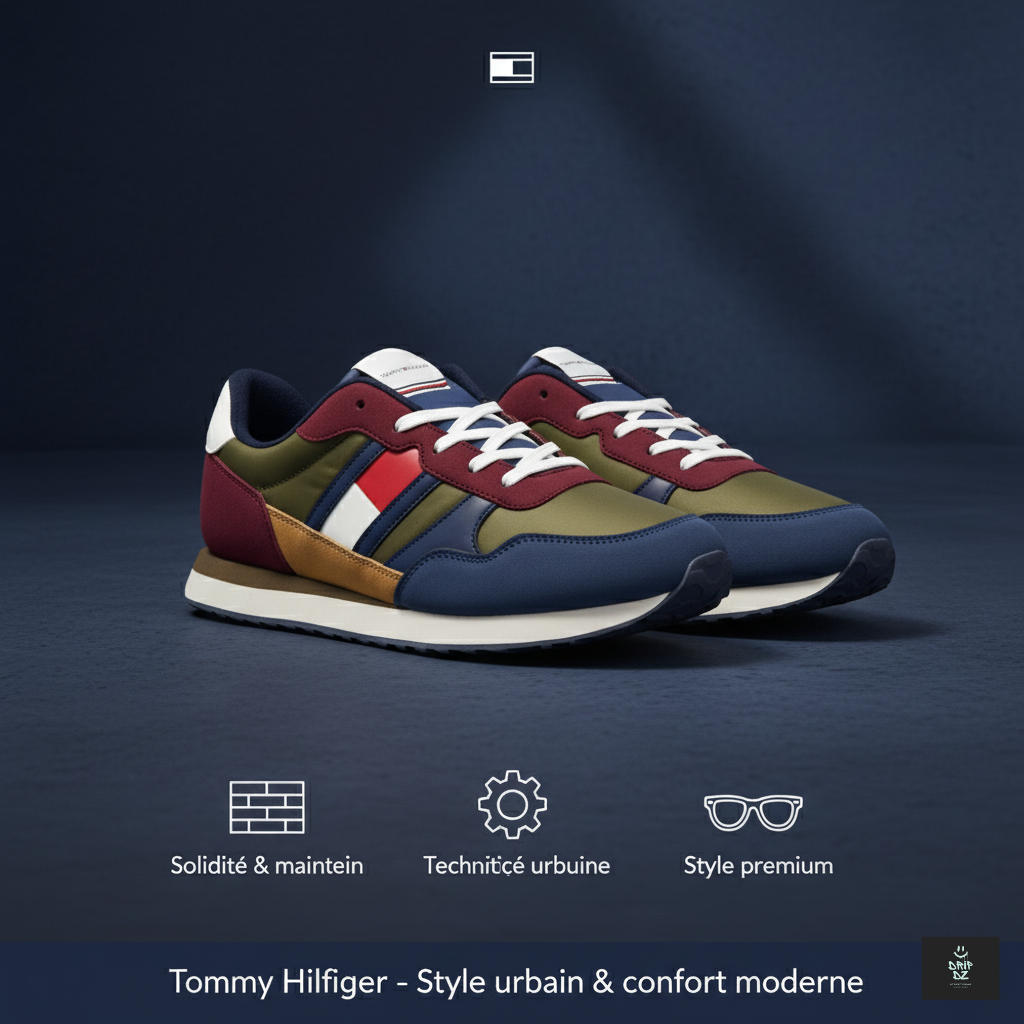 TOMMY HILFIGER FLAG LOW CUT LACE-UP T3X9-33132-0316Y913