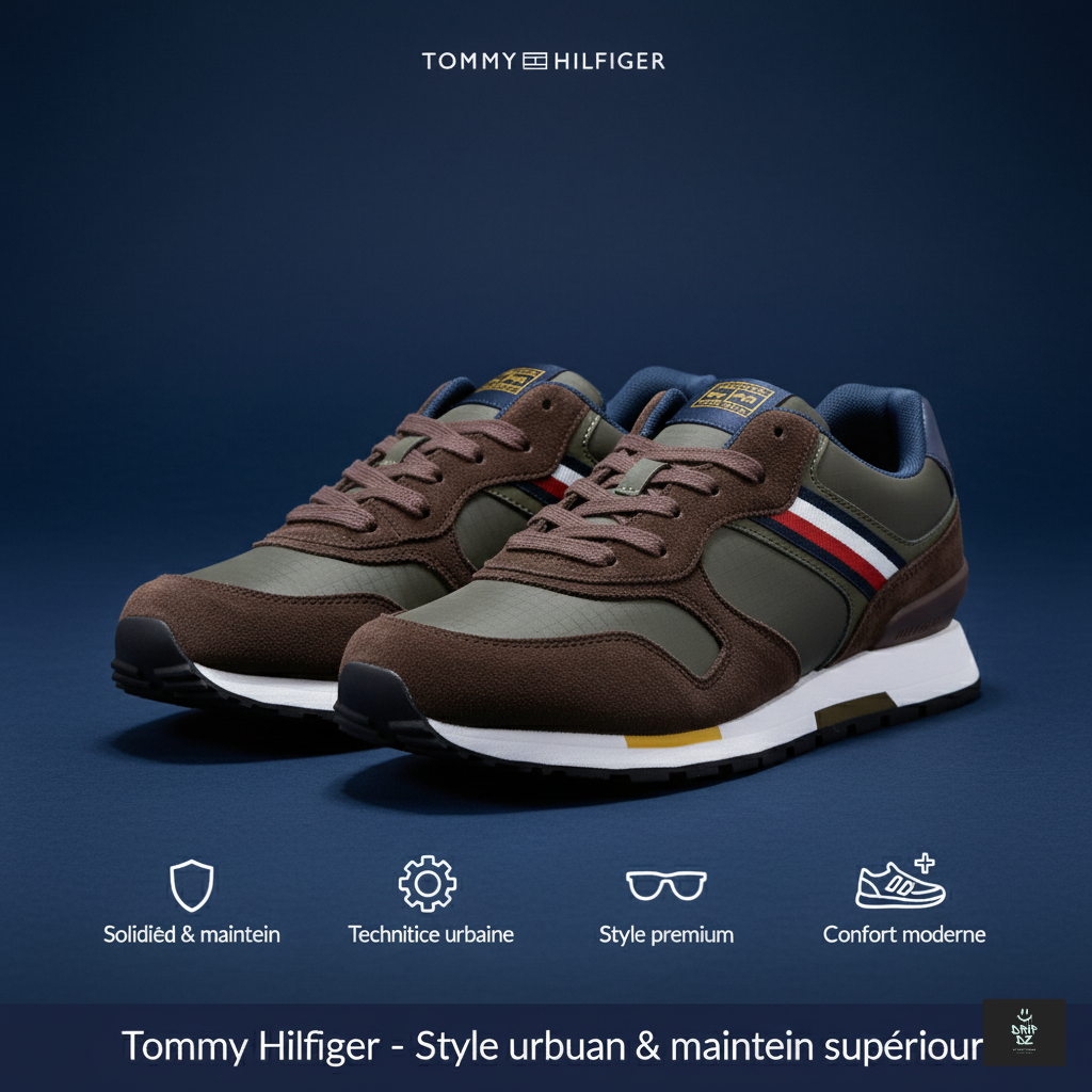 TOMMY HILFIGER - RETRO RUNNER MIX STRIPES 30185