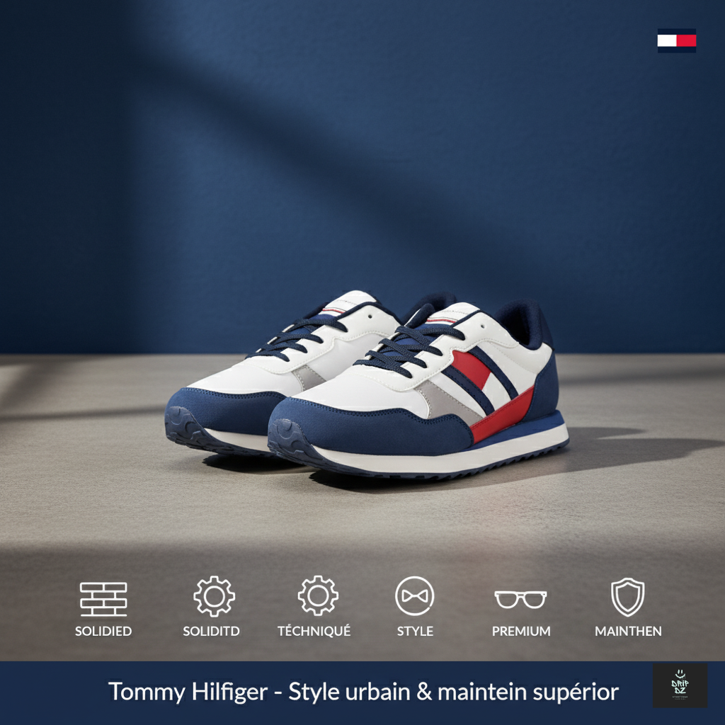 TOMMY HILFIGER FLAG LOW CUT LACE-UP - T3X9-33131-0316Y004