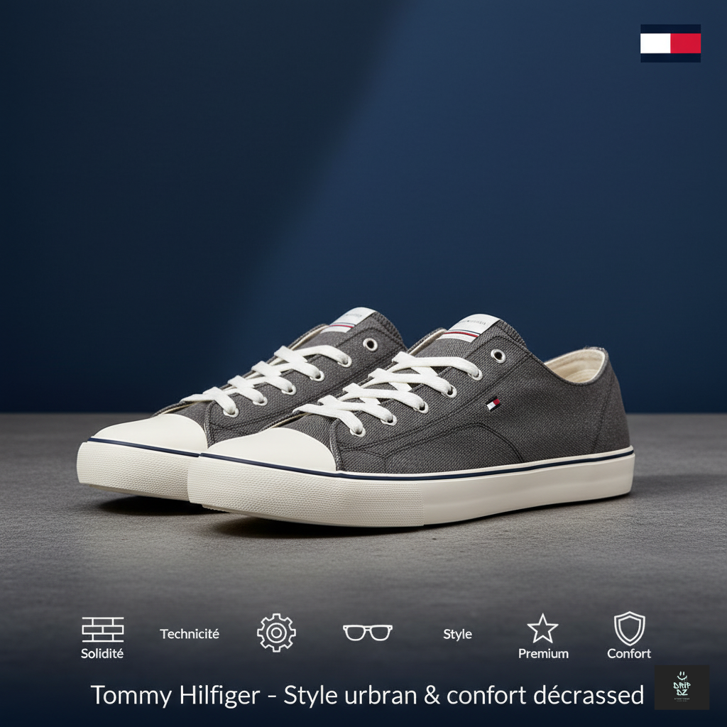 TOMMY HILFIGER - SNEAKER BASSA ALLACCIATA \ T3X9-32827-0890999