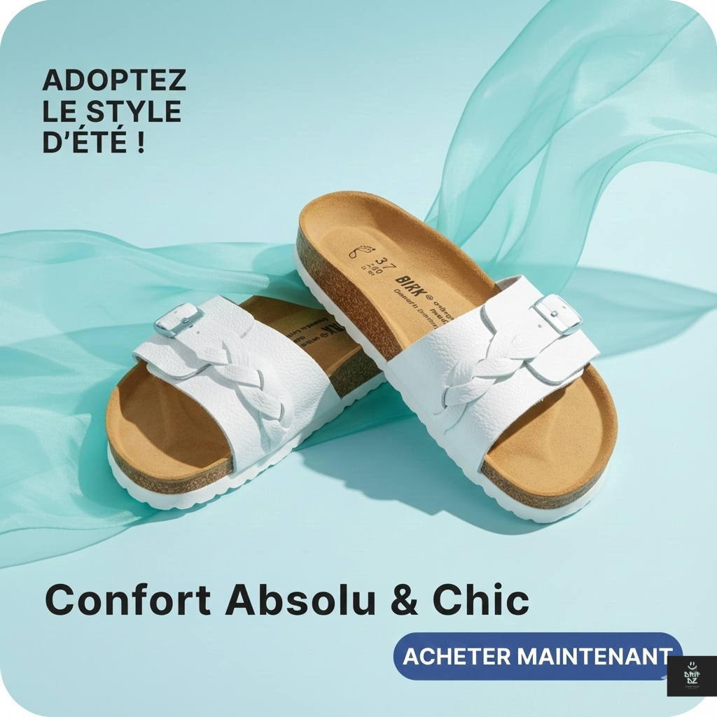 BIRK OITA CUIR BLANC