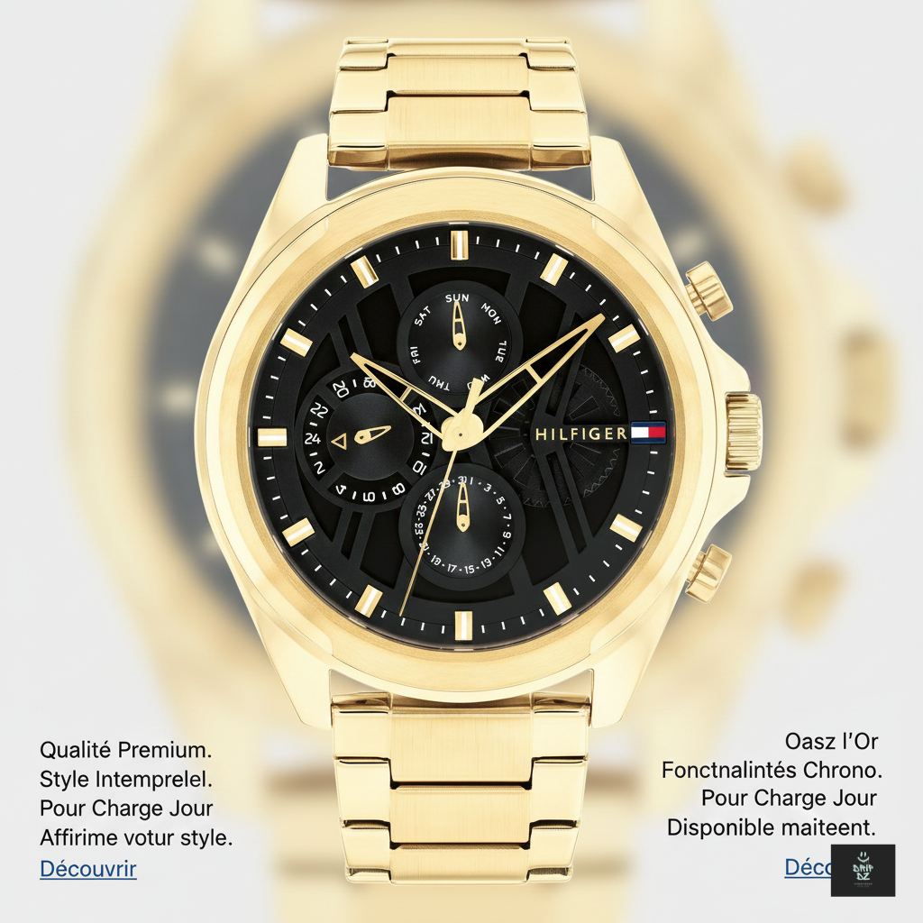 Tommy Hilfiger Jax — Montre acier