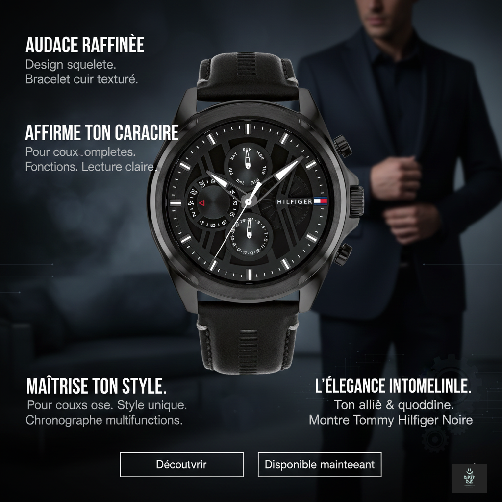 Tommy Hilfiger Jax — Montre homme