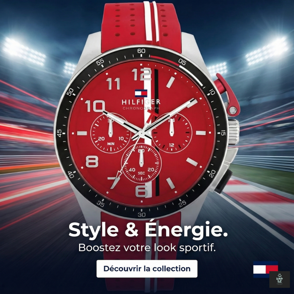 Tommy Hilfiger Bank — Montre acier