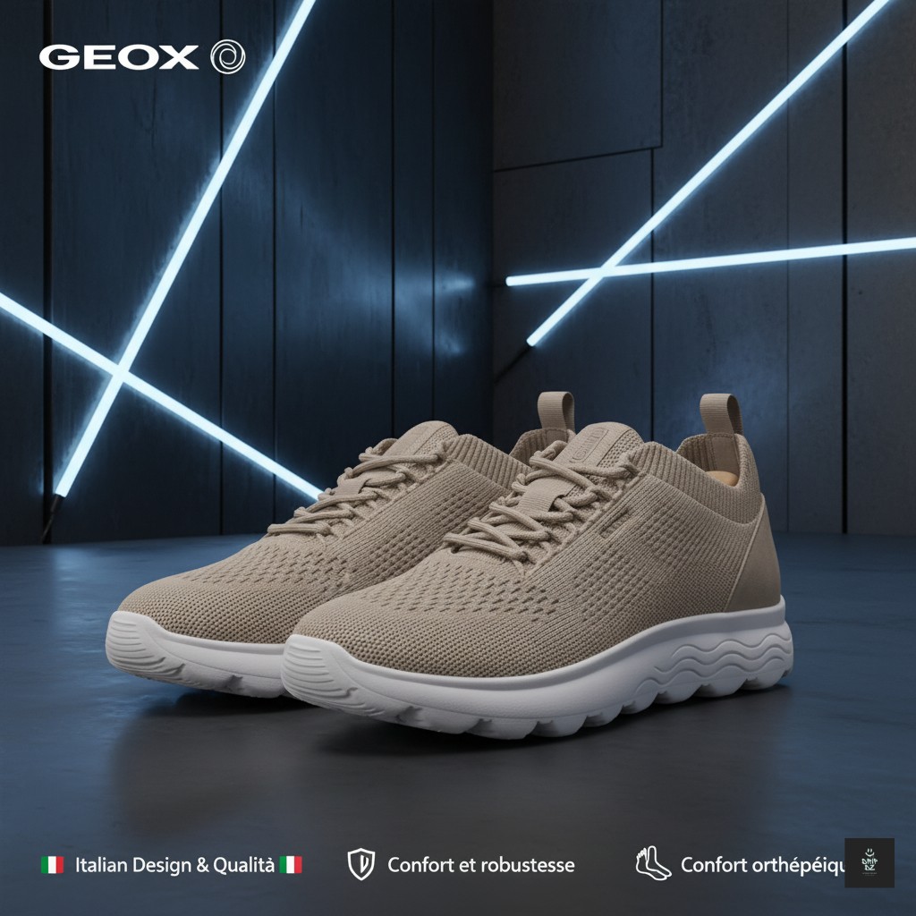 GEOX U SPHERICA A - KNITTED TEXT - U15BYA-0005Z-C5004