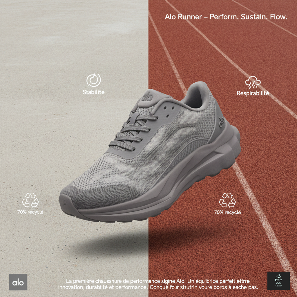 ALO RUNNER SNEAKER A0590U_GREY/GREY