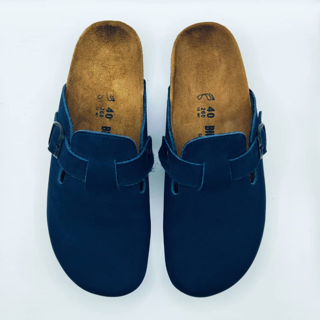 SABOT BIRK BOSTON NUBUCK BLEU