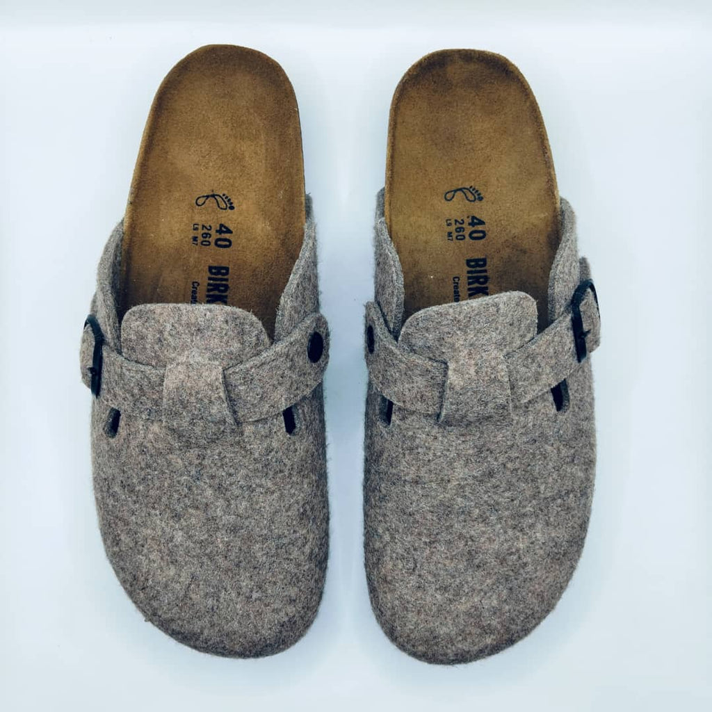 SABOT BIRK BOSTON FEUTRE MARRON