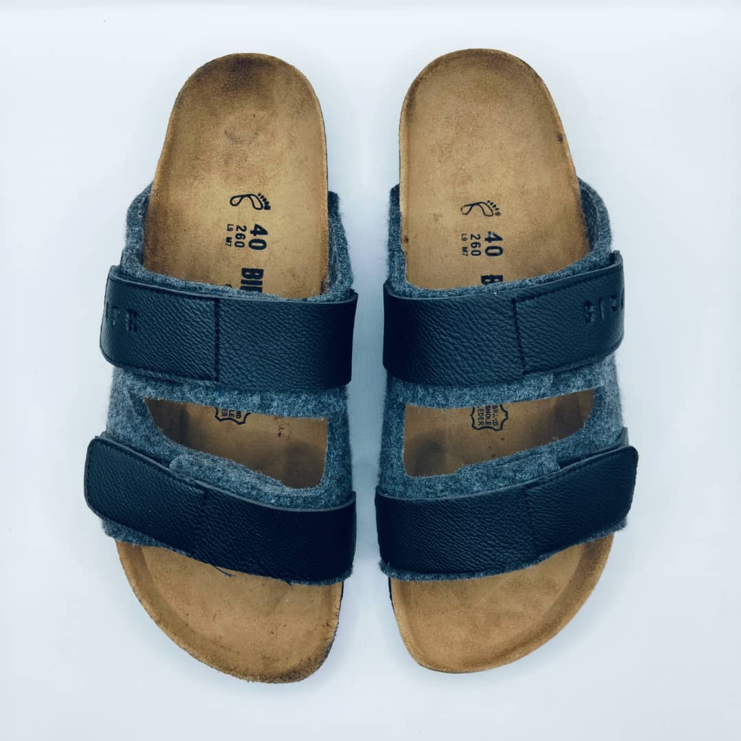 SABOT BIRK UJI FEUTRE GRIS SOURIS