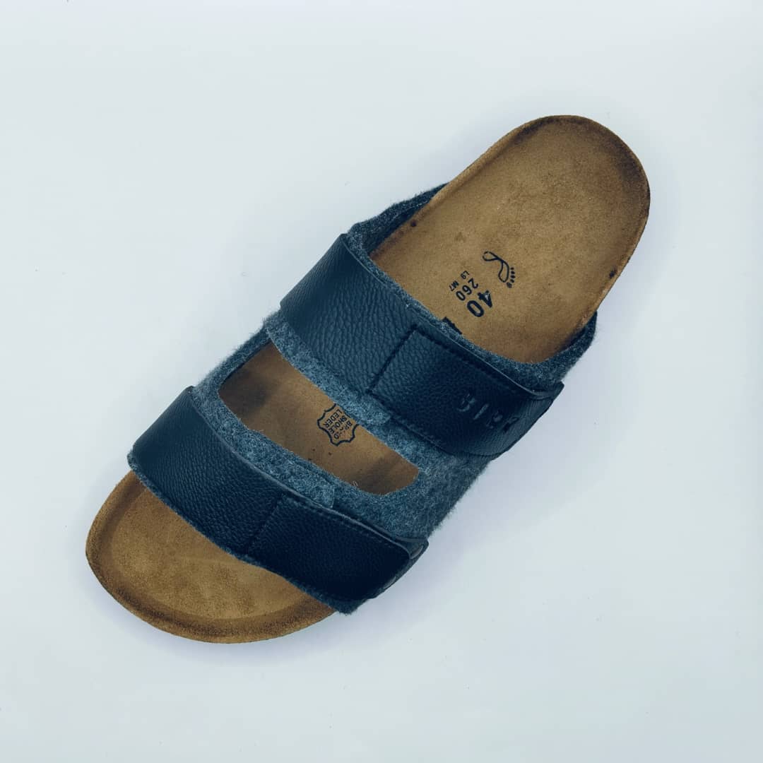 SABOT BIRK UJI FEUTRE GRIS SOURIS