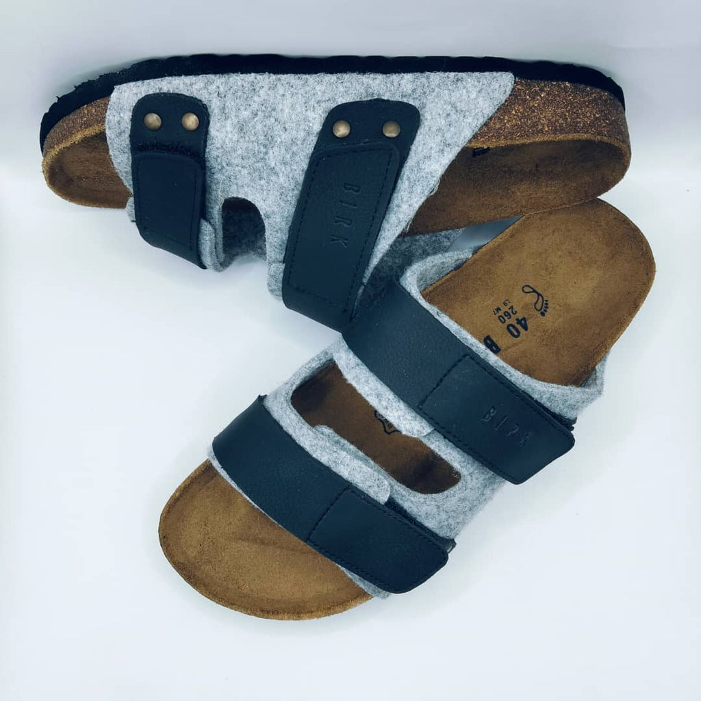 SABOT BIRK UJI FEUTRE GRIS CLAIR