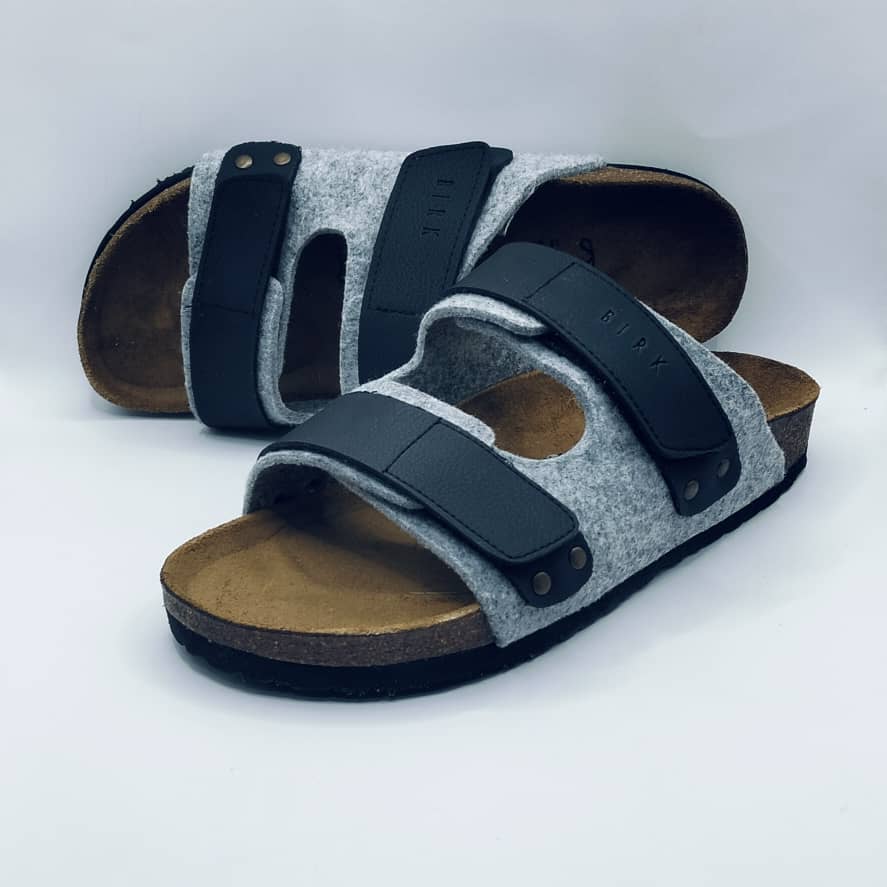 SABOT BIRK UJI FEUTRE GRIS CLAIR