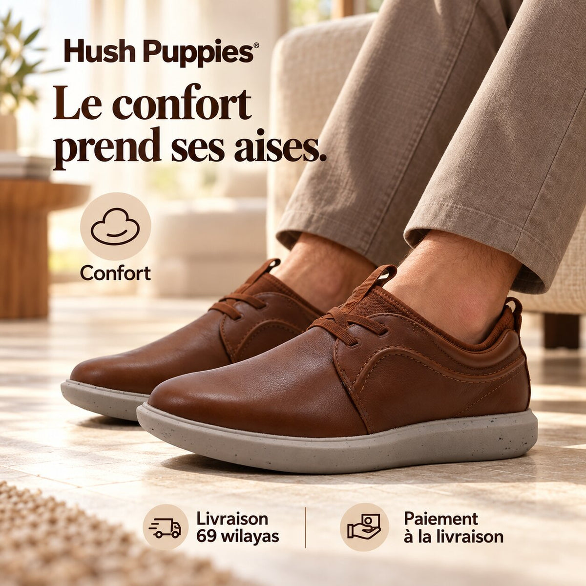 Hush Puppies HPM10691 — chaussures homme