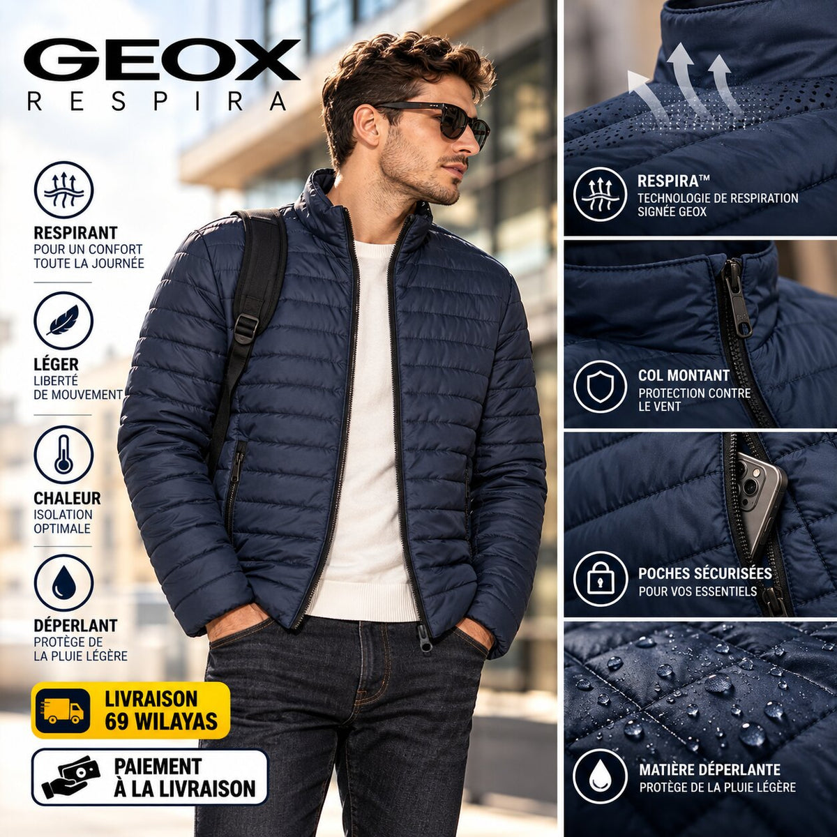 Veste GEOX Homme M3622HT3017-F1624