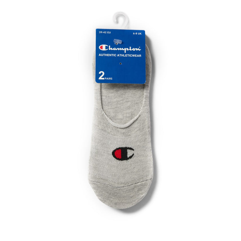 Champion 2-Pack Footie Socks Grey Melange U24561-EM010