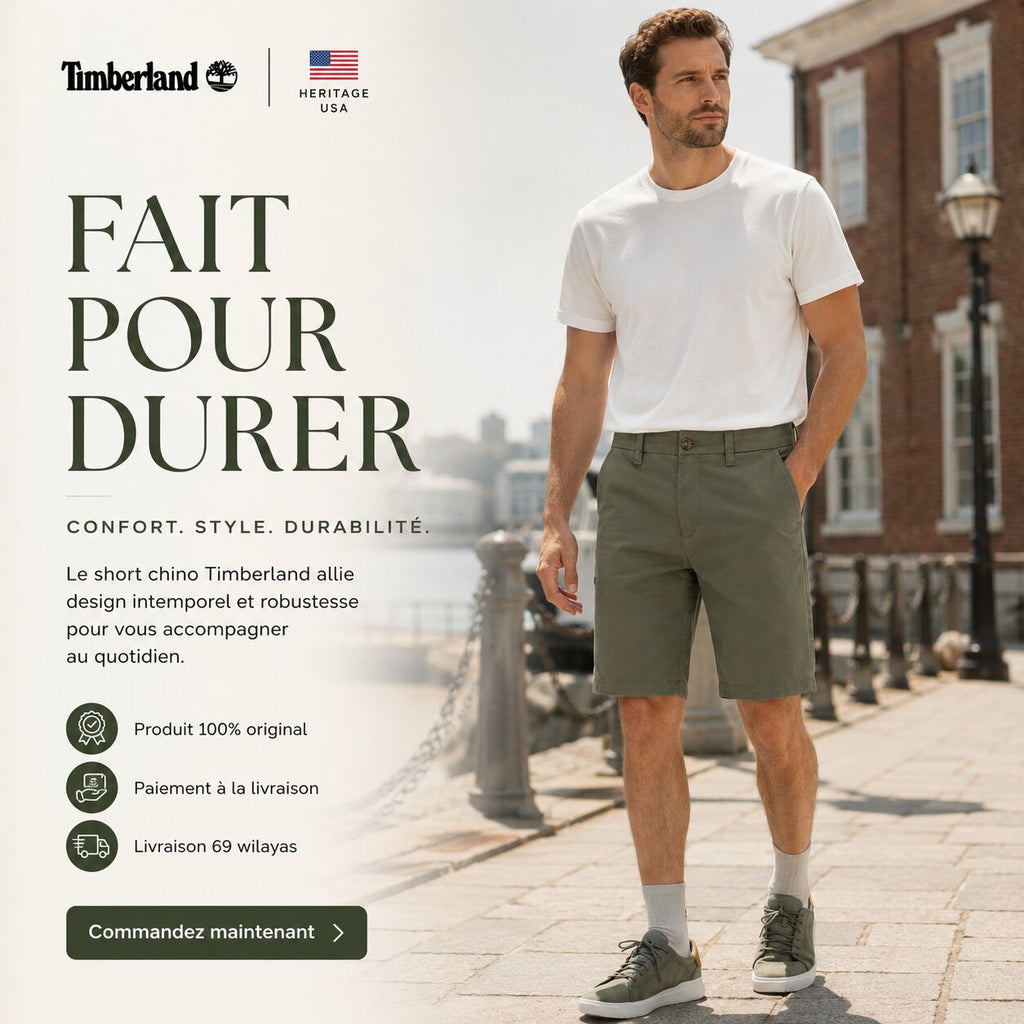 Timberland Claremont Twill Chino Shorts 0A2DFM-A58