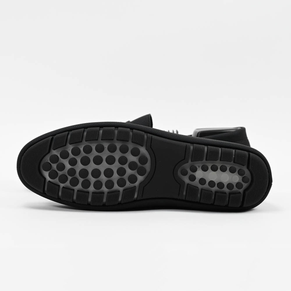 Massimo Mocassins Driving Loafers 222-10A-BLACK