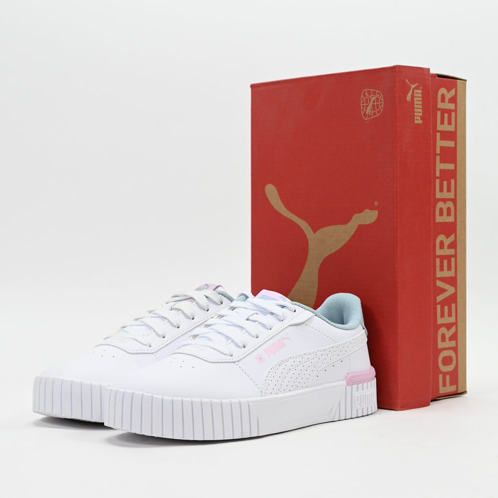 PUMA Carina 2.0 Tropical Jr — baskets enfant blanc vue arrière