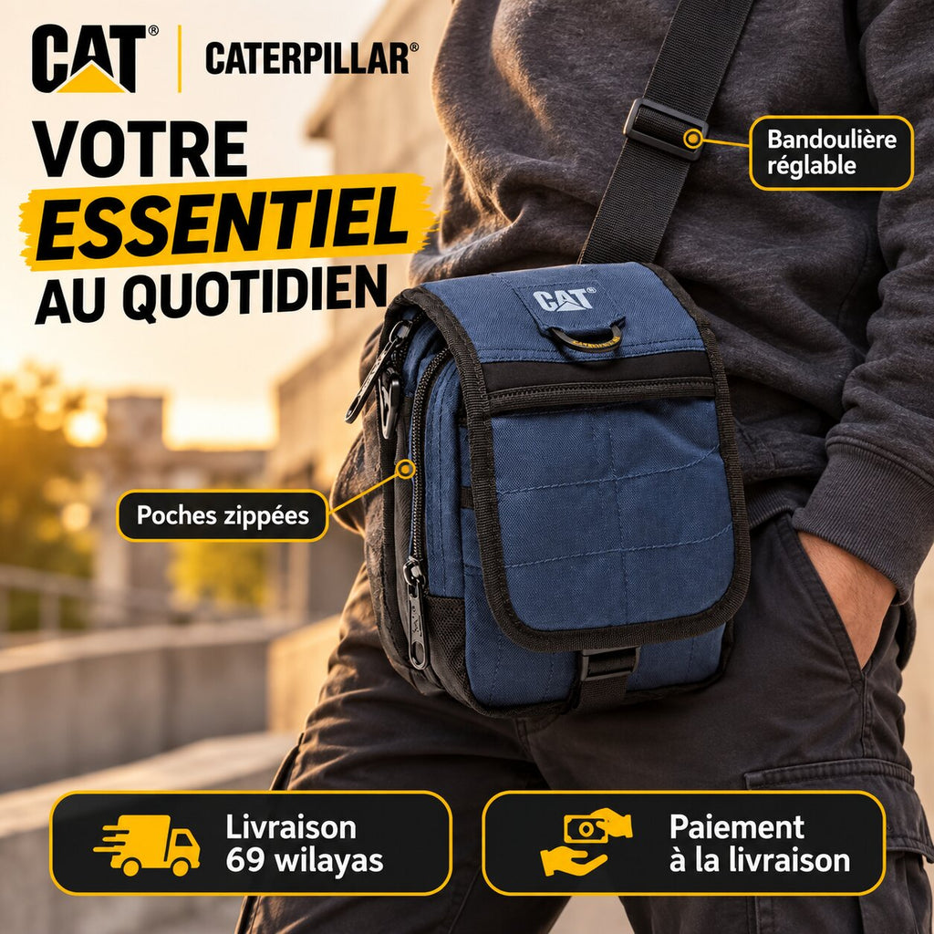 Sac Bandoulière CAT Ronald Navy 84172-504