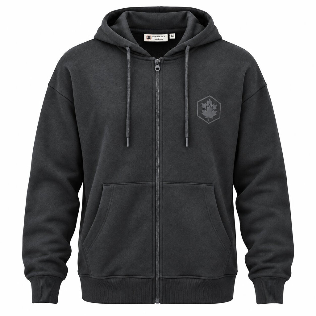Lumberjack LBJ-00201-GRY — sweat zippé à capuche homme gris — vue 2