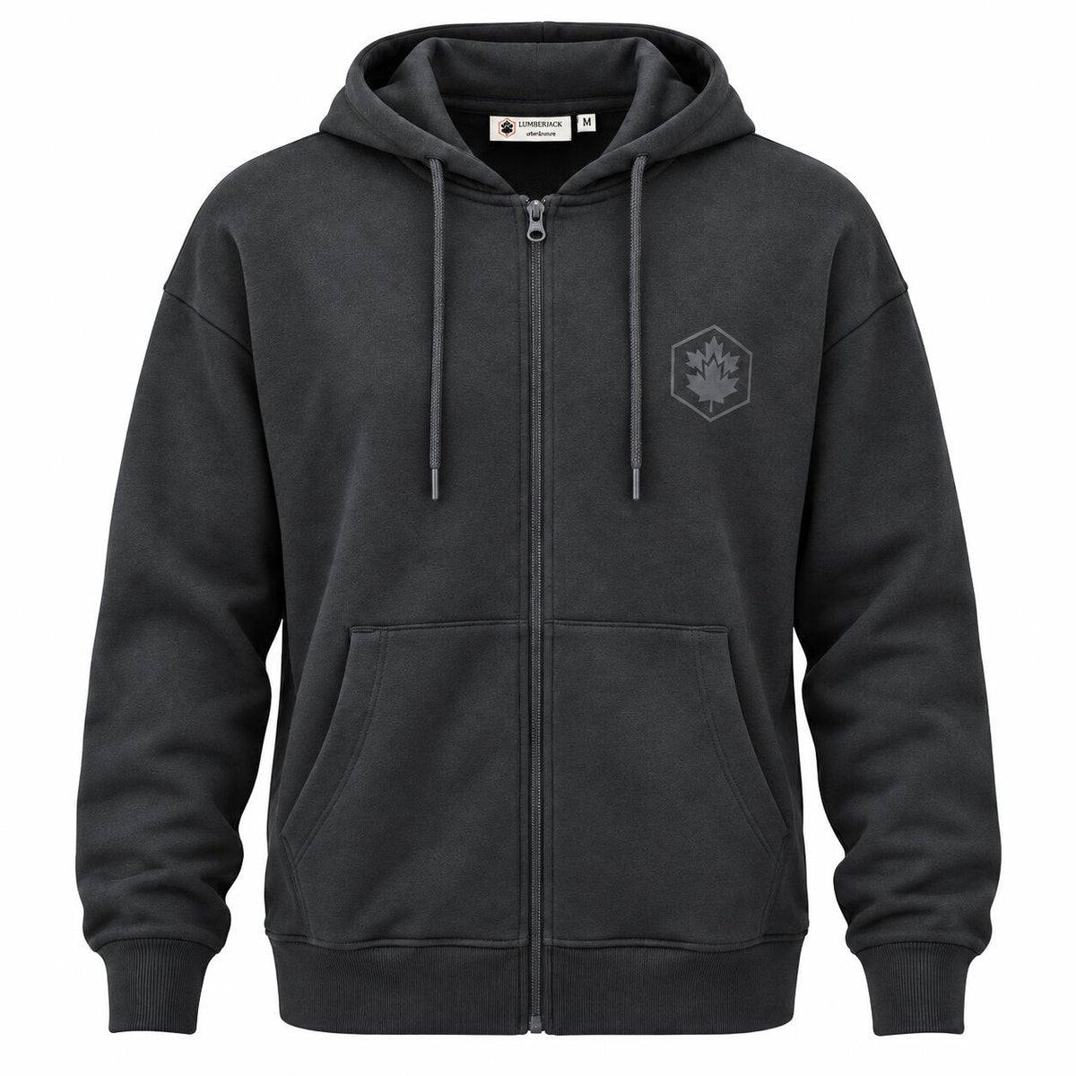 Lumberjack LBJ-00201-GRY — sweat zippé à capuche homme gris — vue 2