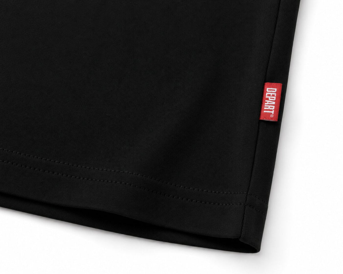 Départ — T-shirt oversize noir pour homme