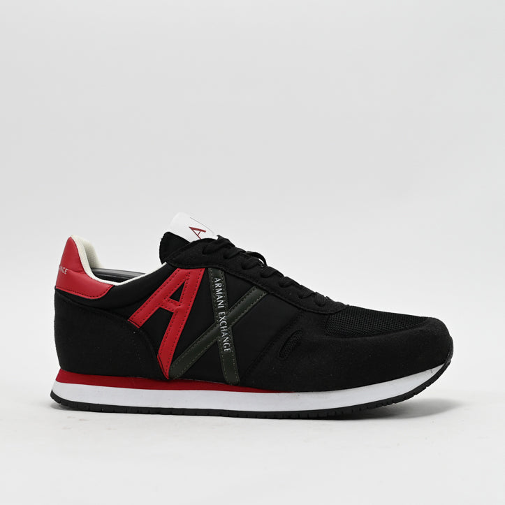 Baskets Armani Exchange Retro Running Homme XUX017-XCC68-BRED