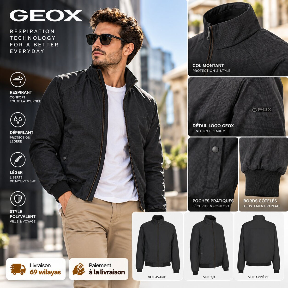 Veste GEOX Homme M3620PT3032-F9134