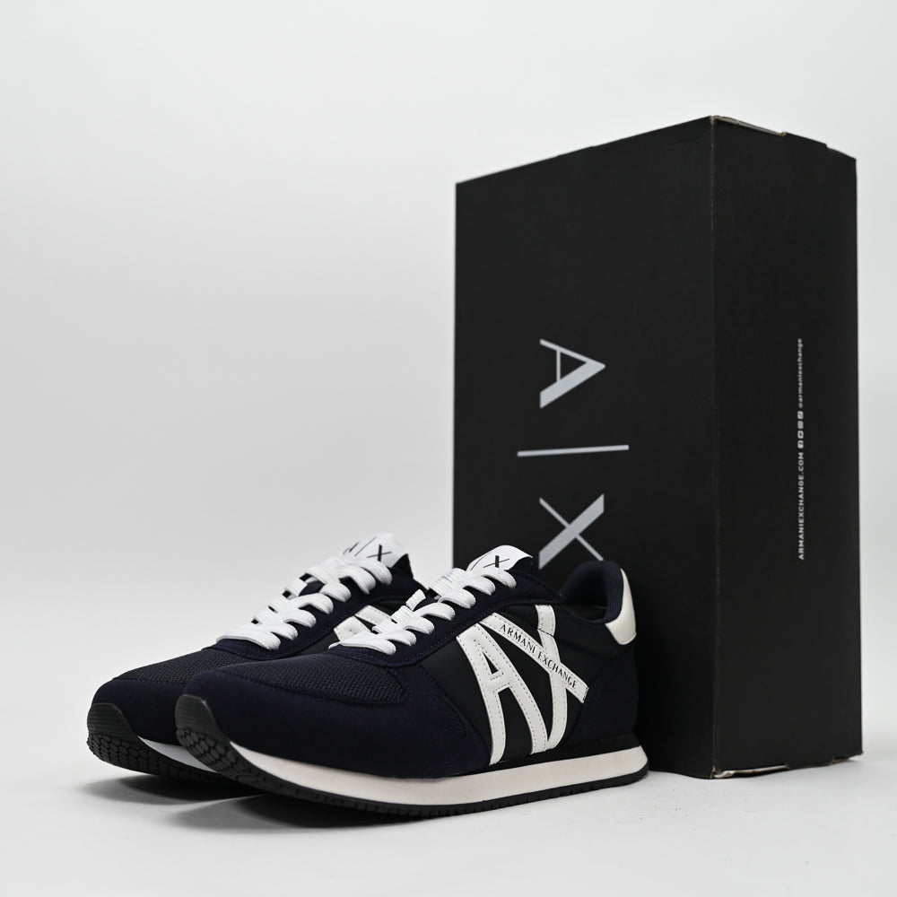Baskets Armani Exchange Retro Running Homme XUX017-XCC68-BLUE