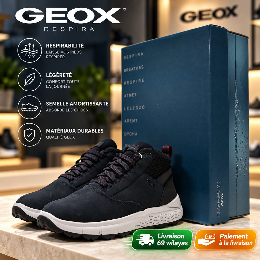 GEOX U36FDB0FF6K-C4002 — baskets homme