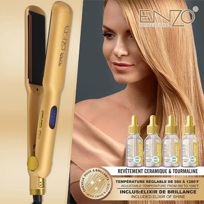 ENZO Professional Gold EN-3982 Hair Straightener