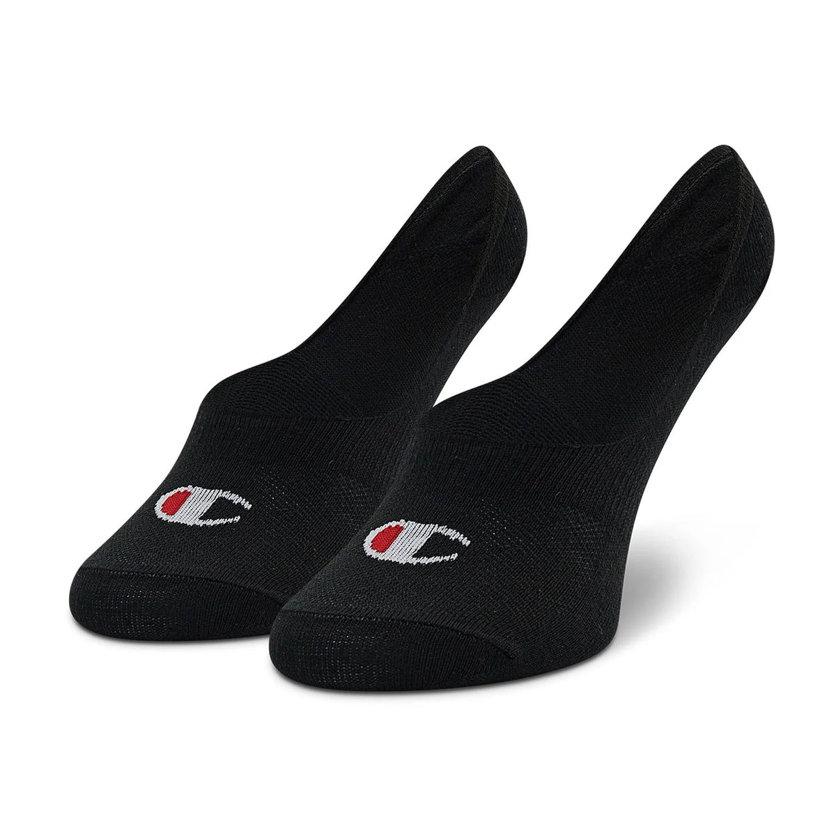 Champion — Chaussettes invisibles noires (lot de 2)