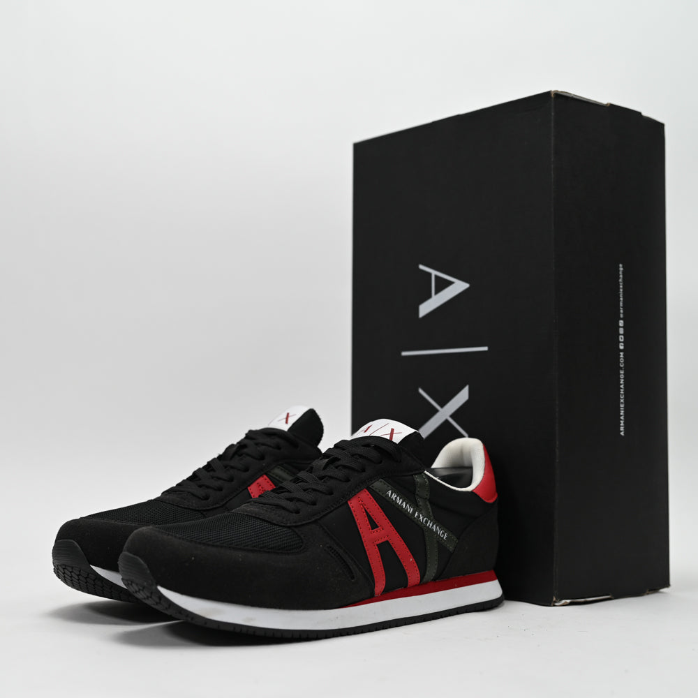 Baskets Armani Exchange Retro Running Homme XUX017-XCC68-BRED