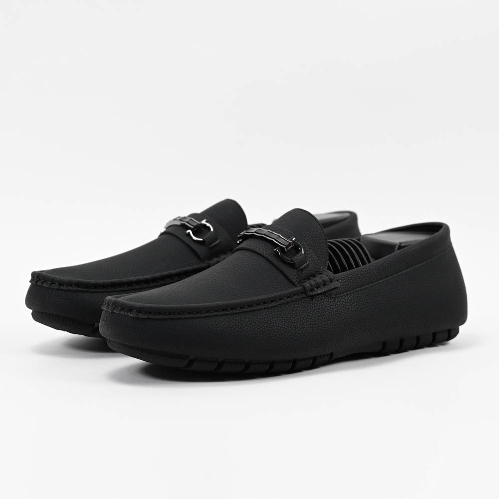 Massimo Mocassins Driving Loafers 222-10A-BLACK