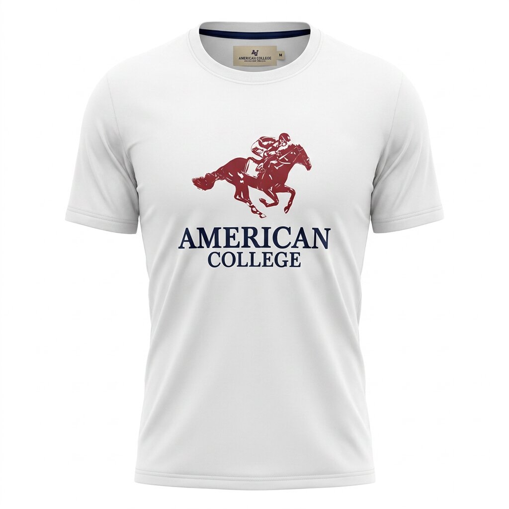 American College t-shirt pour Homme TS260103-WHITE