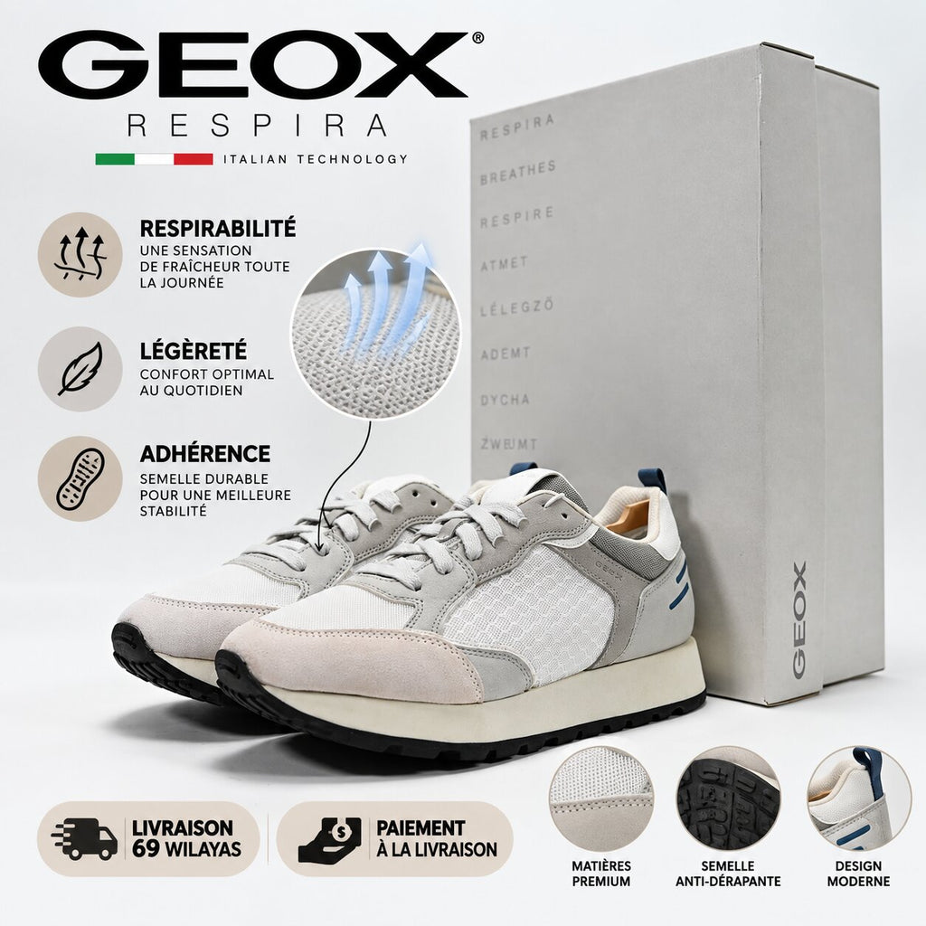 GEOX U45GAA014EK-C0856 — baskets homme