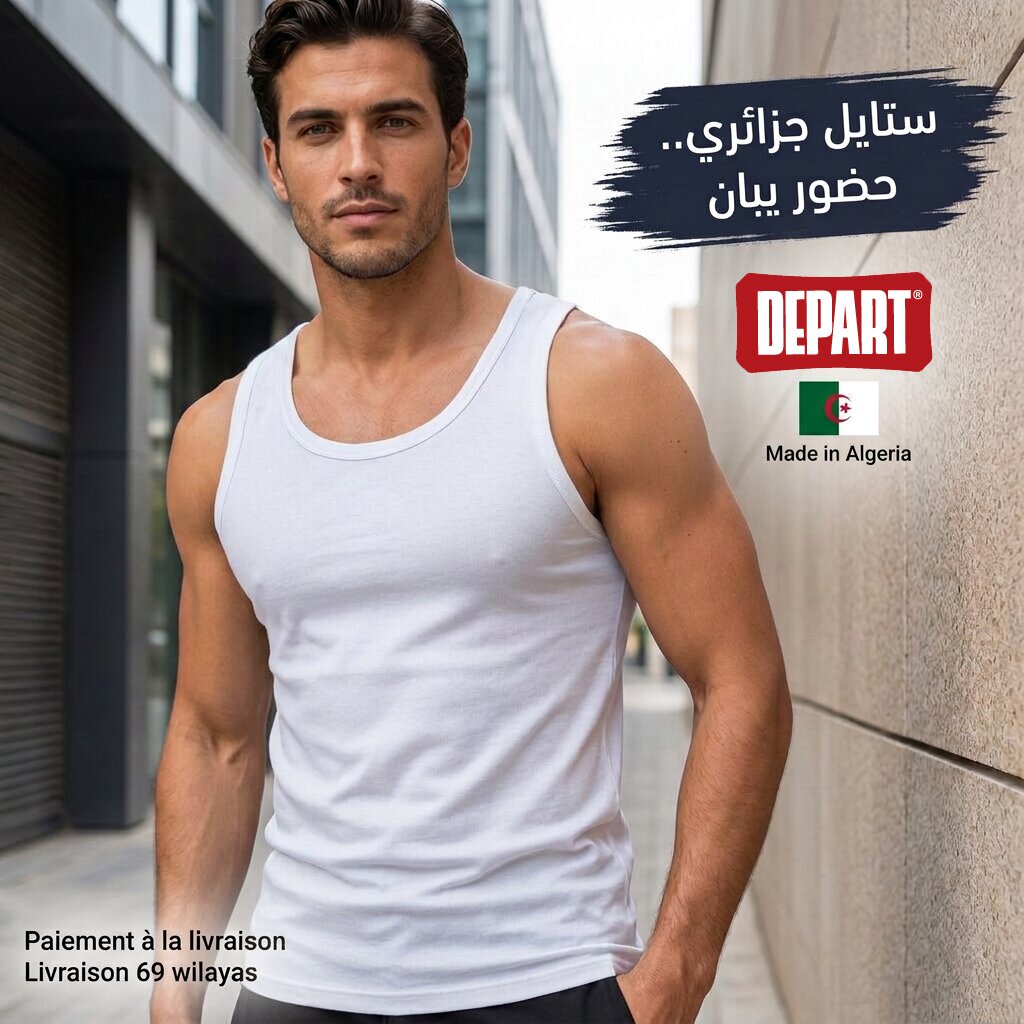Pack 3 Débardeurs Homme DEPART MA218-G23