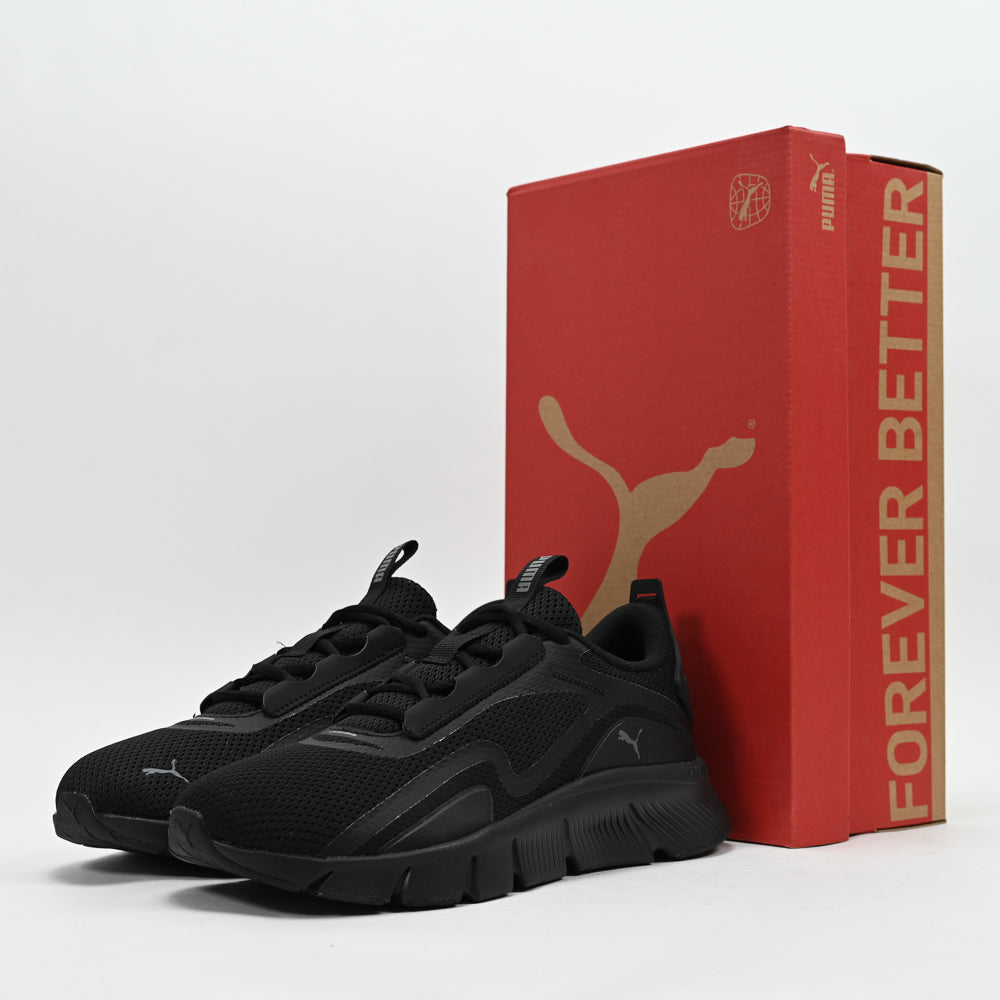 PUMA FlexFocus Lite — baskets running homme noir profil