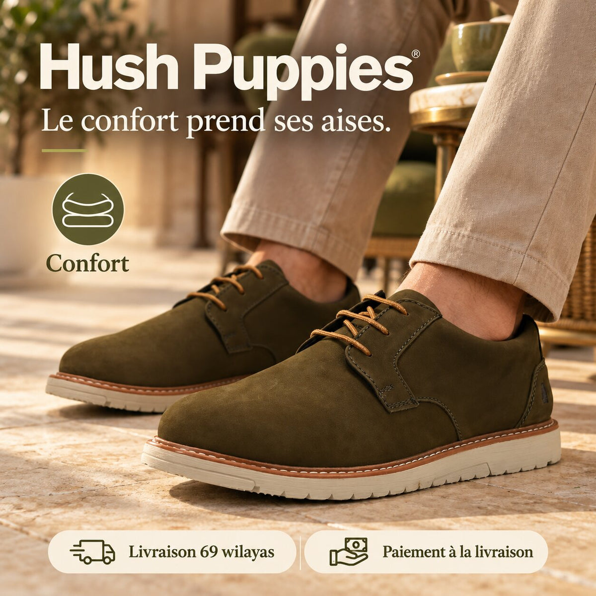 Hush Puppies HPM10743 — chaussures homme