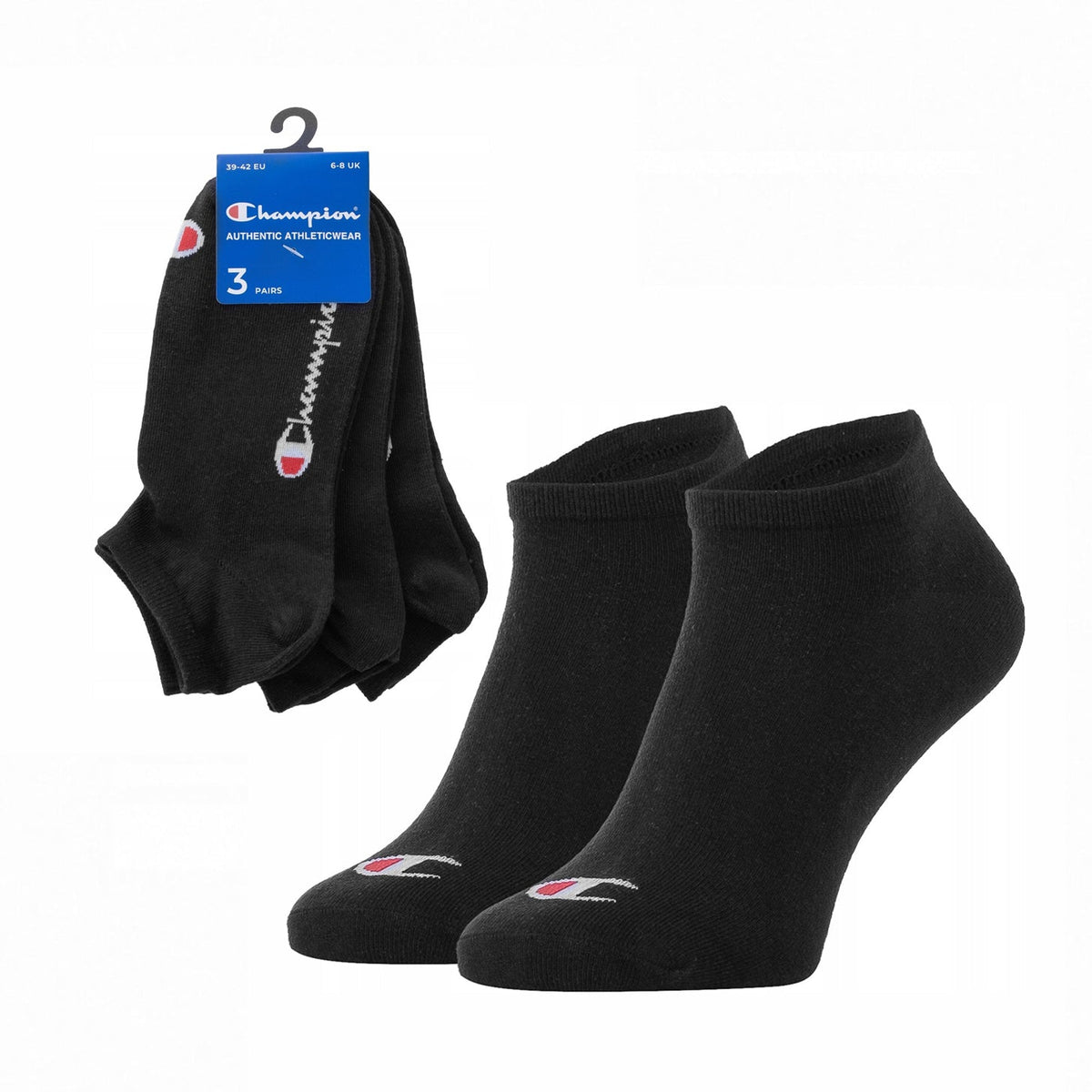 Champion 3-Pack Sneaker Socks Black U24560-KK001
