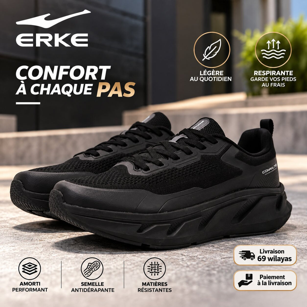 ERKE 11126114299-007 — baskets homme