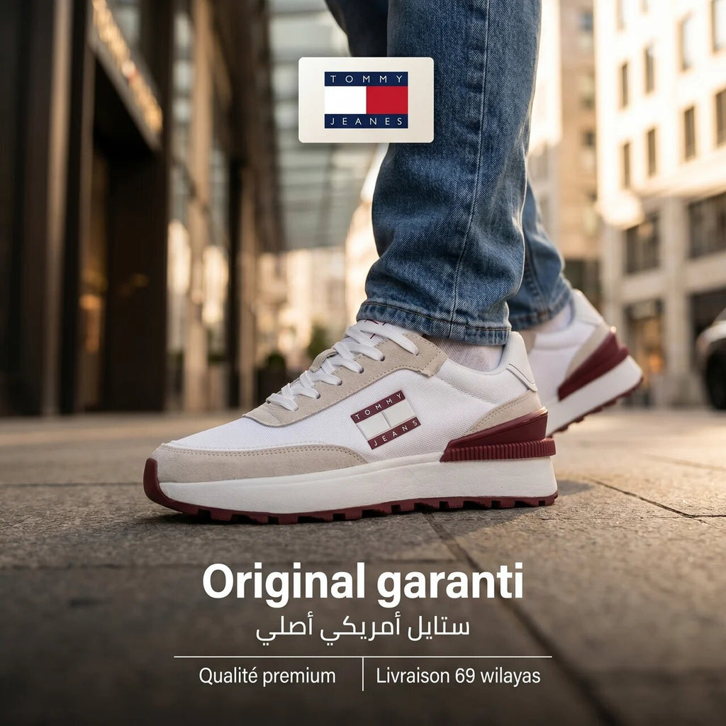 TOMMY HILFIGER TJM Technical Runner Sneakers ENOENO2275-WHITE