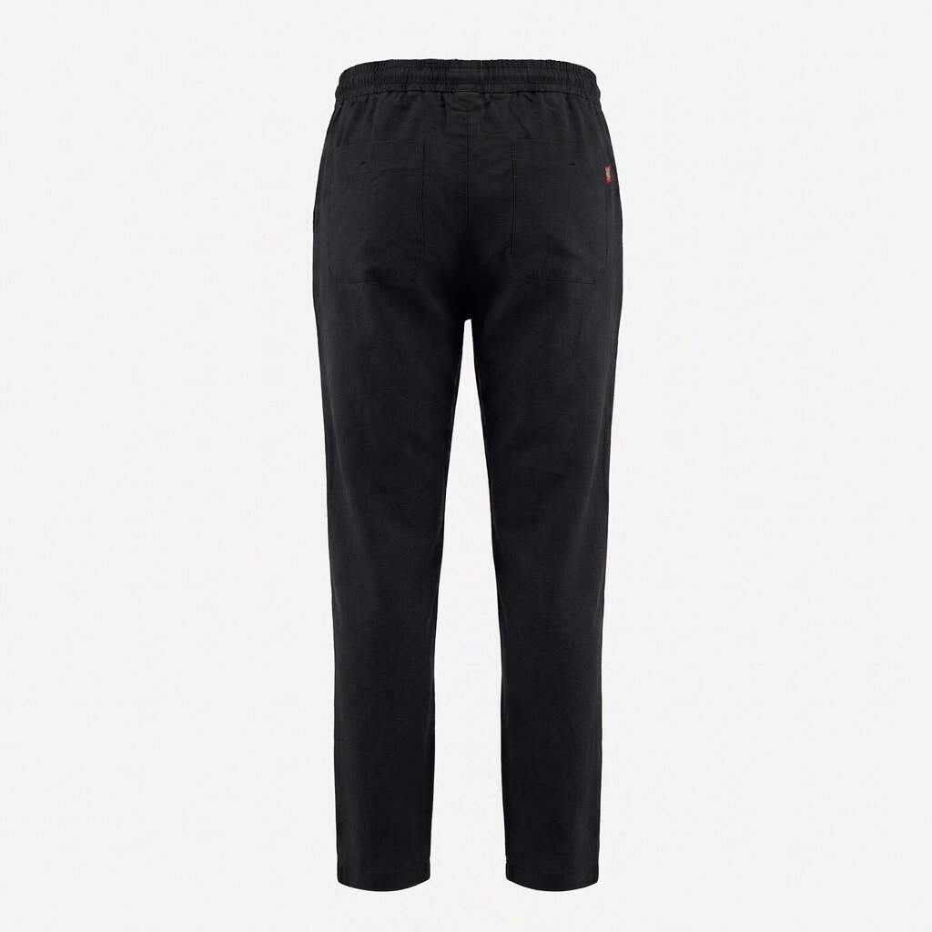 Départ — Pantalon en lin noir pour homme