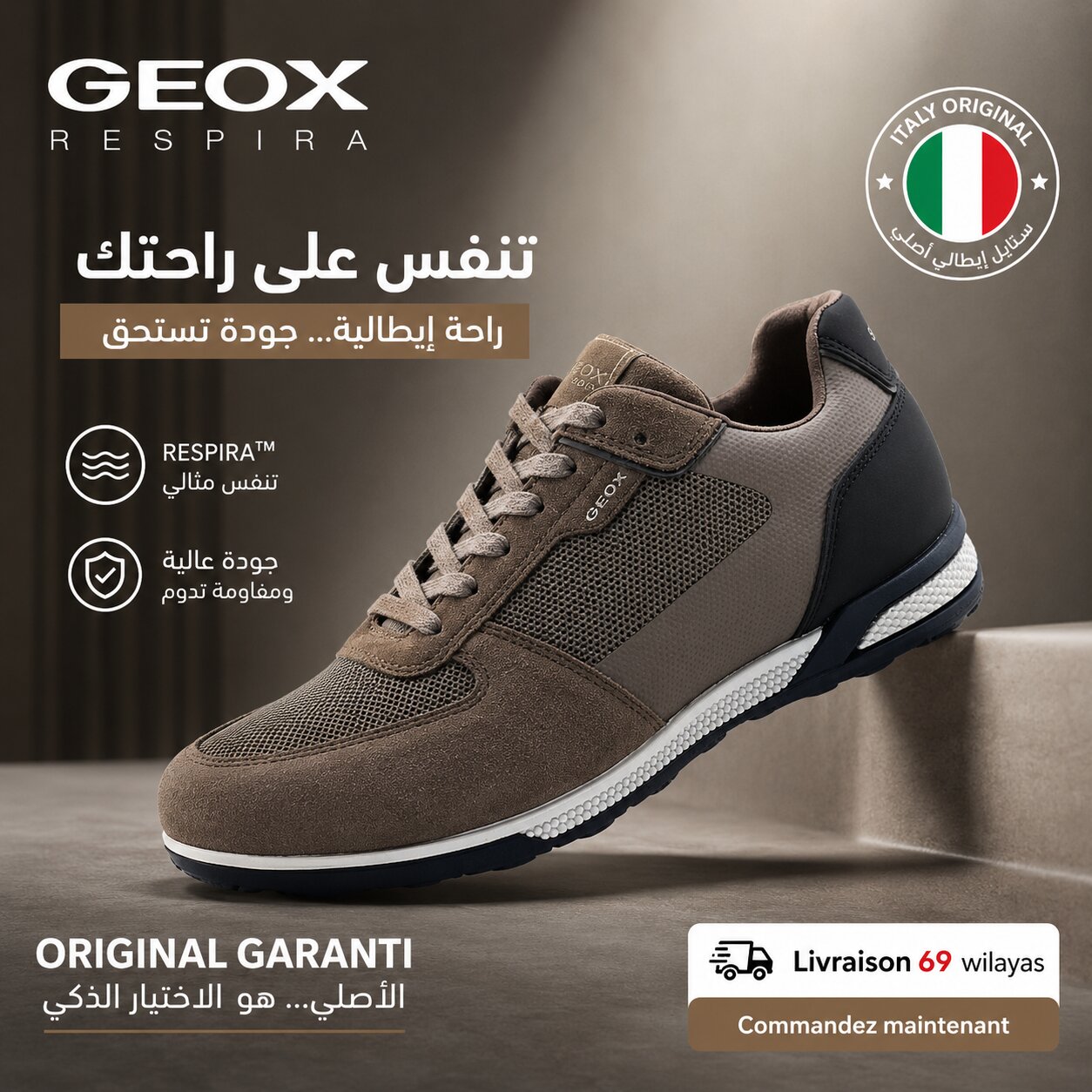 Geox Spherica Homme Sneakers U65LGA01422-C1B4P