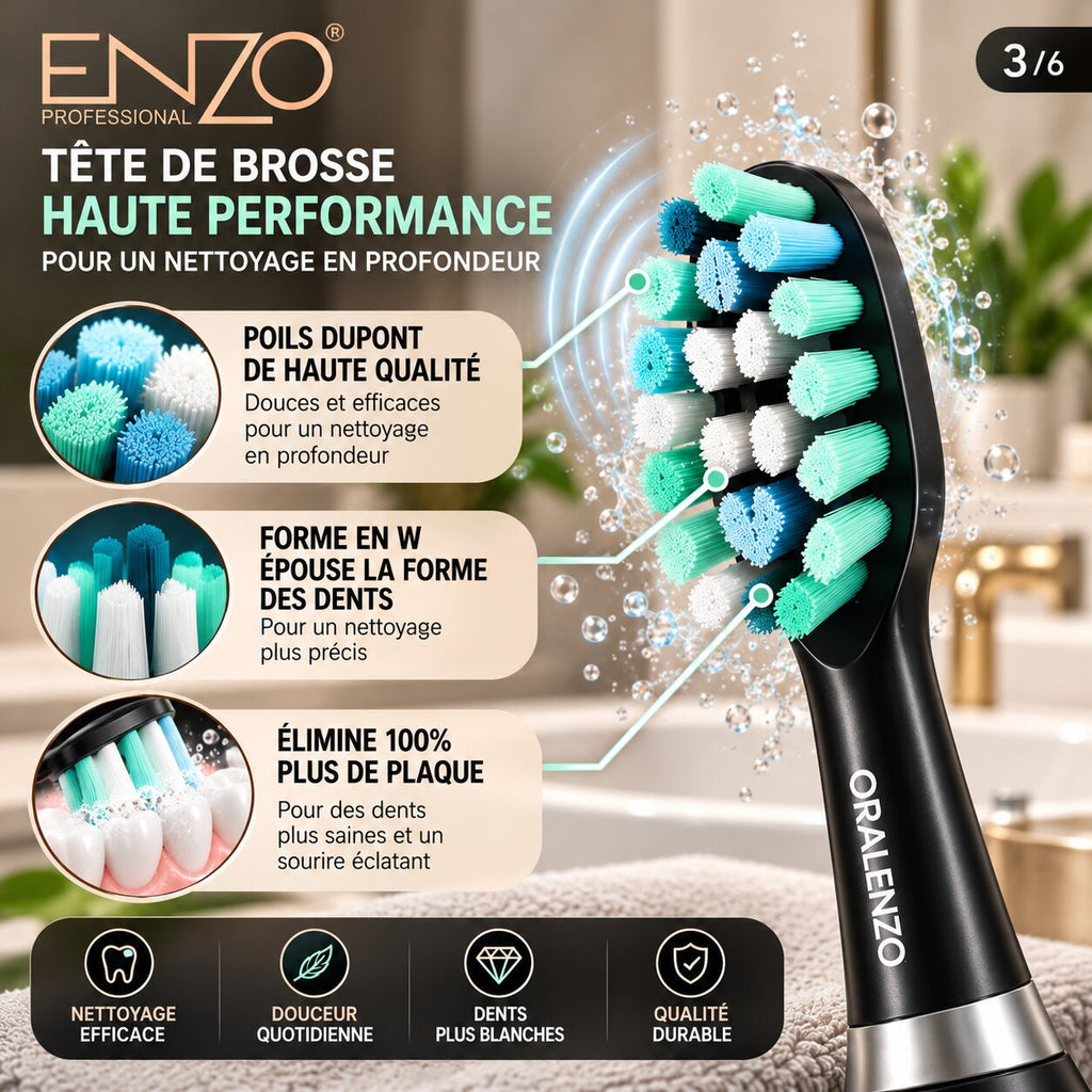 ENZO EN-07 Sonic Electric Toothbrush EN-07 — vue 3