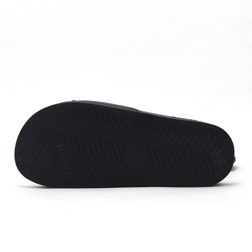 SUN68 Logo Black Slippers X36110-11